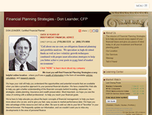 Tablet Screenshot of donleander.com
